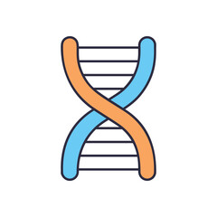Fototapeta premium DNA Structure vector icon