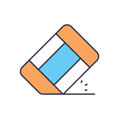 Eraser  vector icon