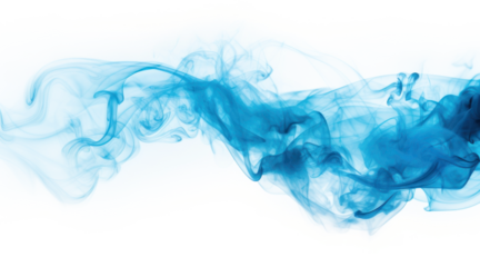 PNG Abstract blue smoke art