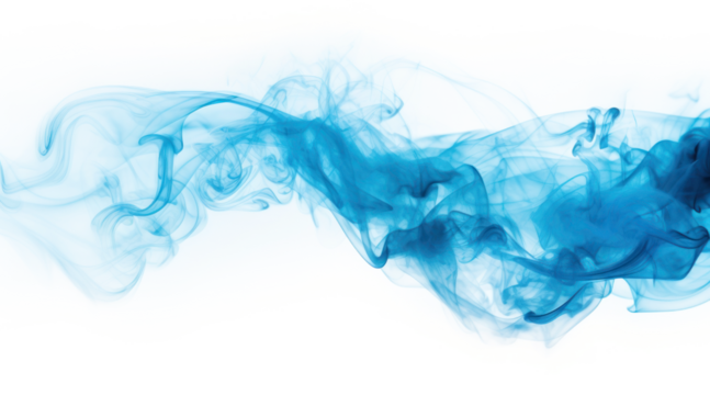 PNG Abstract blue smoke art