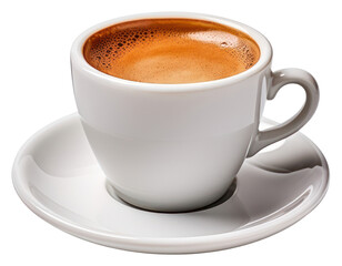 Fototapeta premium PNG A cup of Espresso espresso beverage saucer.