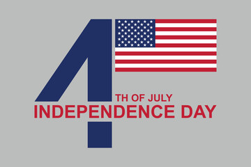 Happy Fourth July holiday in USA