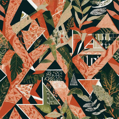 pattern with triangles ,texture, design, decoration, tile, color, grunge, vintage, flag, floor, tiles, 
