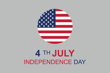 Happy Fourth July holiday in USA