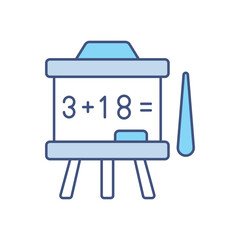 Maths Education vector icon