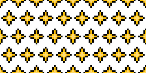 Sparkle emoji pattern. Bright stars backdrop. Pixel art vector icon. Vintage 8-bit texture. Minimalistic pixel graphic. Fruit symbol. Old style. 80s,90s video game background.