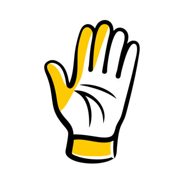 recommend clip art: Vector Illustration Protective Work Glove Safety Equipment for Construction Industry Workers