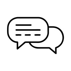 Speech Bubbles Vector Communication Chat Symbol Messaging Graphic Representation Purple Background