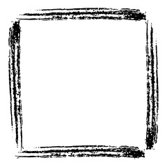 Black ink paint vector brush strokes. Thick dirty distress texture. Grunge rough paint brushes. touch material, dirty splash, handwritten texture simple stripes.