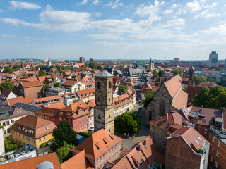 Obraz premium Erfurt Centrum | Altstadt von Erfurt