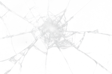 PNG Shattered glass on black background