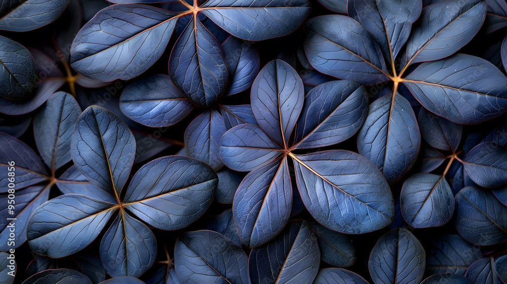 Wall mural dark blue nature background