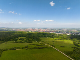 View of Erfurt in Thuringia in Germany | Aussicht auf Erfurt in Thüringen