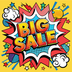 Fototapeta premium Big Sale offer Vector Tempalate Poster Design 