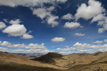 clouds over the mountain