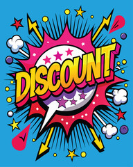 Fototapeta premium Discount banner offer design png logo icon for shop