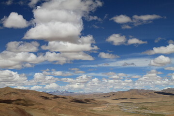 clouds over the mountain