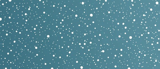 A blue background with white snowflakes scattered across it