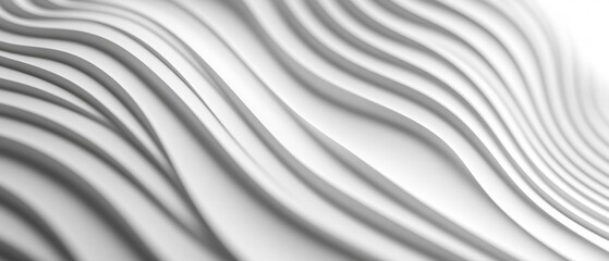 Obraz premium The image is a white and black line drawing of a wave