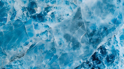 Obraz premium Vibrant azure color marble background, bright and polished