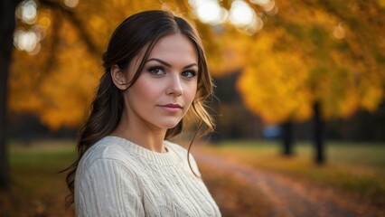 Autumn Grace: A Moment of Serene Beauty