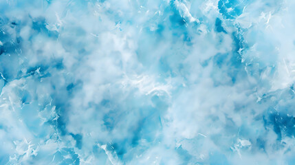 Fototapeta premium Vibrant sky blue color marble background, lively and smooth