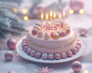 Christmas cake background