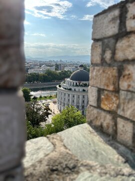 view from Skopje. 
