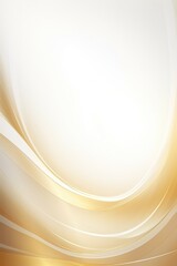 Abstract gold and white color wavy background