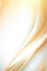 Fototapeta premium Abstract gold and white color wavy background