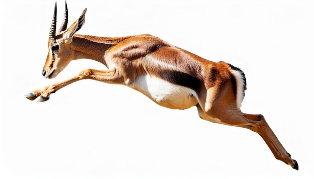 deer isolated on white