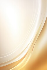 Fototapeta premium Abstract gold and white color wavy background