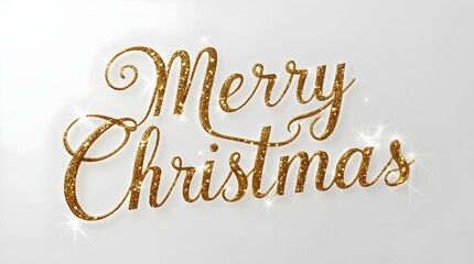 merry christmas in beautifully crafted calligraphy