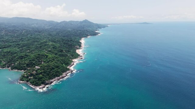 Sayulita Coast, Nayarit. Mexico. Punta Mita in the background