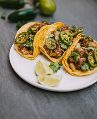 authentic Mexican street tacos