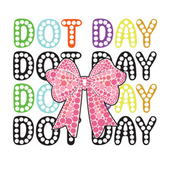 coquette Bow Dot marker day svg png, International Dot Day Svg Png, polka dot Football soccer basketball dot day, Retro Make Your MarklogoAnalyze listing
