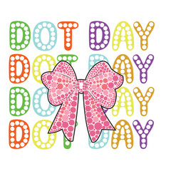 coquette Bow Dot marker day svg png, International Dot Day Svg Png, polka dot Football soccer basketball dot day, Retro Make Your MarklogoAnalyze listing
