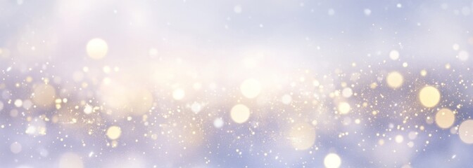 Abstract Blurred Background with Bokeh Lights and Glitter in Pastel Colors for Christmas, Weddings, or Birthday Parties