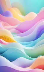 Fototapeta premium abstract colorful background with waves