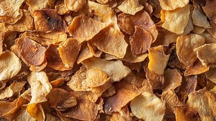 Close-Up of Crispy, Golden-Brown Food Texture Perfect for Gourmet or Snack Photography