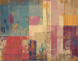 Fototapeta premium Vintage Grunge Texture Abstract Faded and Distressed Background with Retro Worn and Old Aesthetic