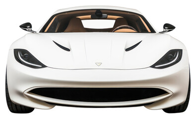PNG Sleek modern white sports car