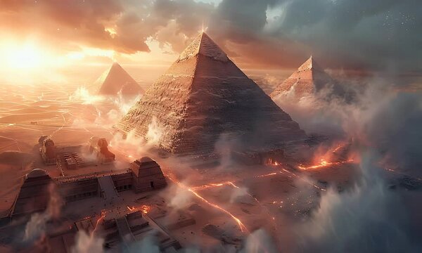 Pyramids in the Desert
