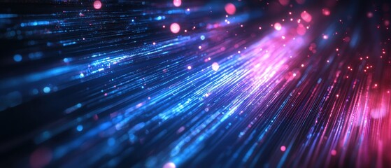 Naklejka premium Mesmerizing Cosmic Radiance: A Celestial Light Display