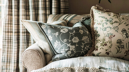 Cottage room and decor, interior design and country house home furniture decor, English countryside style idea