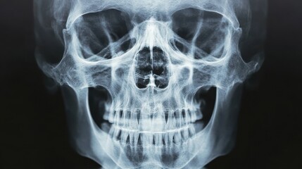 Haunting Skull X-Ray: A Chilling Glimpse into the Macabre
