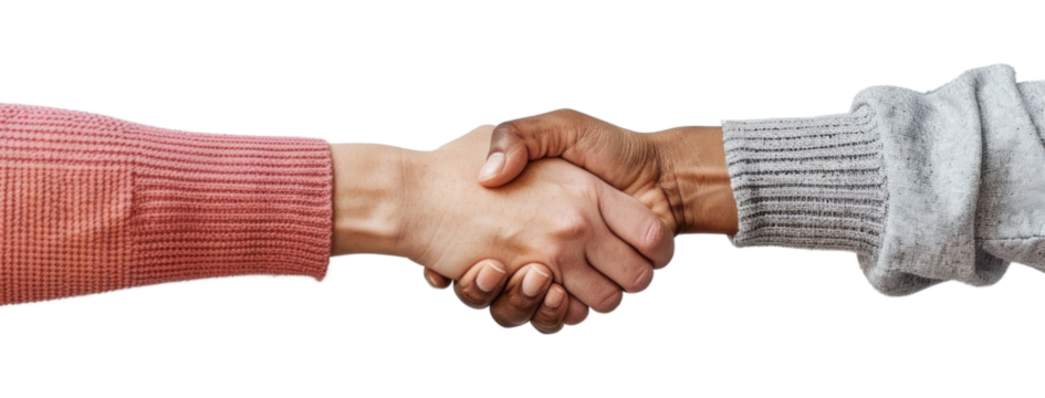 PNG Diverse handshake unity agreement collaboration