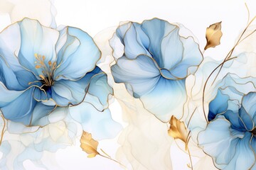 watercolor artworks of rose flowers