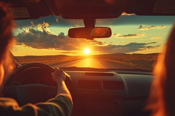 Fototapeta premium Sunset Drive