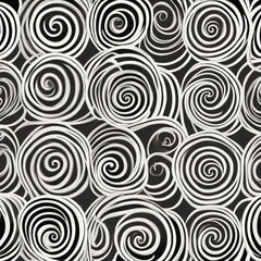 seamless pattern with spirals